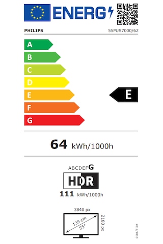 Phılıps 55PUS7000/62 55" Ultra HD 4K LED TV