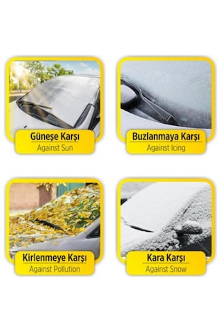 Oto Ön Cam Güneşlik Ön Cam Güneşten Koruyucu Örtü Katlanabilir Yer Kaplamayan Güneşlik Metalize