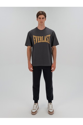 Everlast Ever Classics Comfort Logo Gri Erkek Tişört Gri