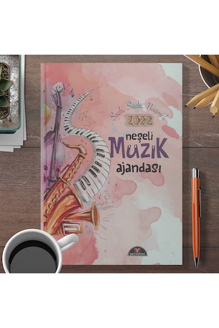 Müzik Ajandası 2021-2022-2023-2024 Koleksiyon Turuncu