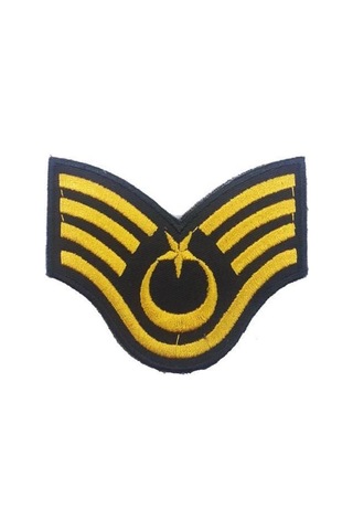 Astrid T Premium Askeri Sembol Unvan Nişanı Resmi Teçhizat Single Sword Jandarma Asayiş Harici Nakış Rütbe Çok Renkli
