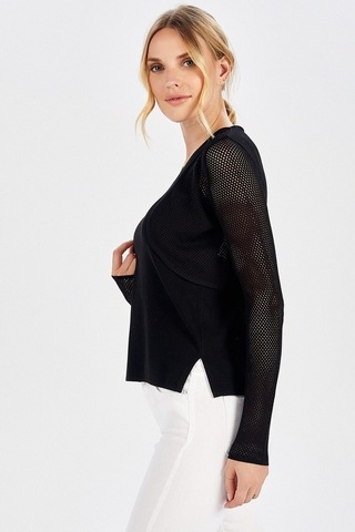 Peraluna Siyah File Bolero
