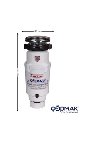 Çöpmak 049 Economy Çöp Öğütücü