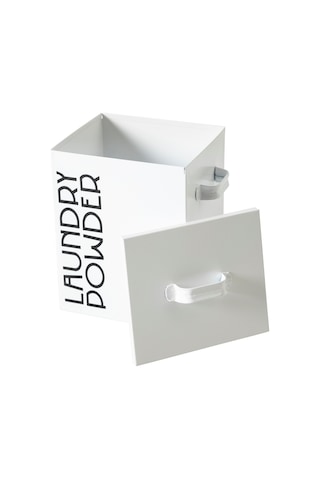 Mudo Home Roma Deterjanlık Mat Beyaz 18x15x23 Cm 419650