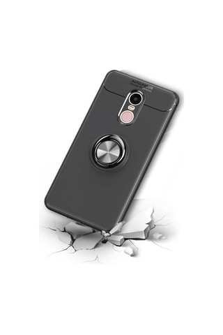 Xiaomi Redmi Note 4X Kılıf Yüzüklü Magnetli Ravel Case