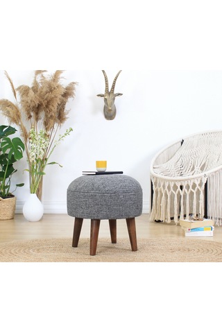 Lorencehome Deff Puf - Gri / Lorencehome