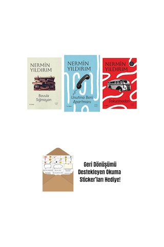 Bavula Sığmayan Ciltli + Unutma Beni Apartmanı Ciltli + Dokunmadan + Okuma Sticker'ları