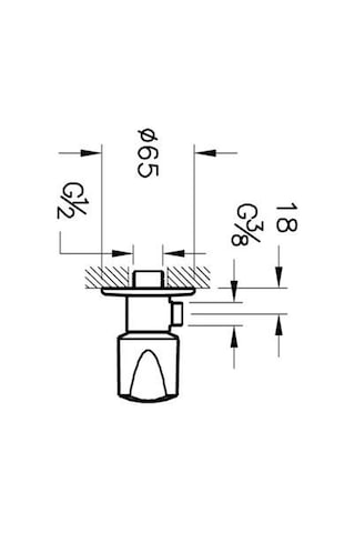 Artema A45206 Ara Musluk Krom