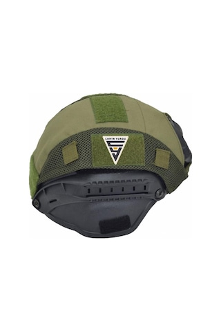Taktikal Airsoft Paintball Plastik Kask Haki Bandanalı Diğer