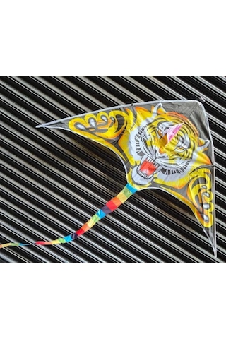 Büyük Boy Kaplan Uçurtma Tiger Kite 160 Cmx75 Cm Aslan Uçurma-kuy