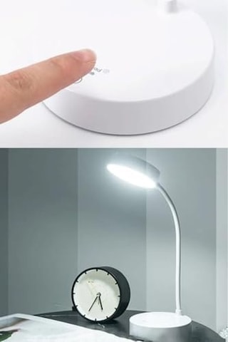 Şarjlı Dokunmatik Akrobat Masa Lambası 12 Led&apos Li Katlanabilir Kitap Okuma Ve Çalışma Işığı, Beyaz Işık, Işıldak Modlu Taşınabilir Masa Üstü Lamba-kitap Okuma Işığı . 25525163
