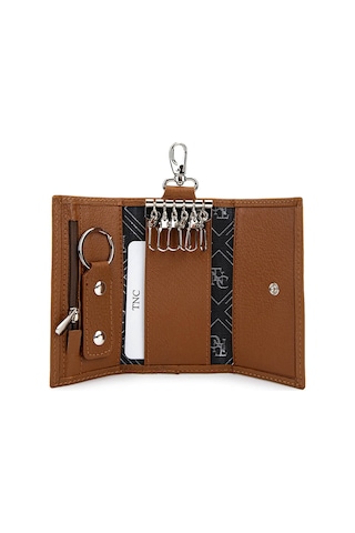 Tamer Tanca Erkek Hakiki Deri Taba Anahtarlık 688 08 Erk Anhtrlk Sk23/24 Taba Taba