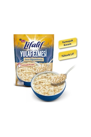 Eti Lifalif İnce Öğütülmüş Yulaf Ezmesi 3 x 350 G