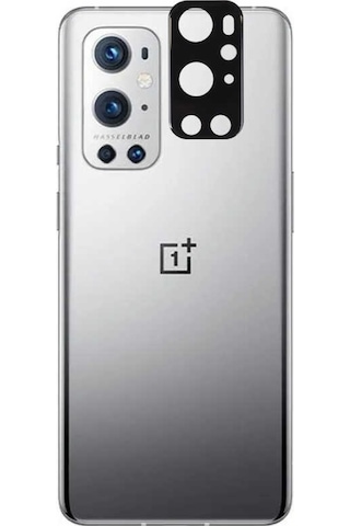One Plus 9 Pro Zore 3D Kamera Camı Koruyucu Siyah