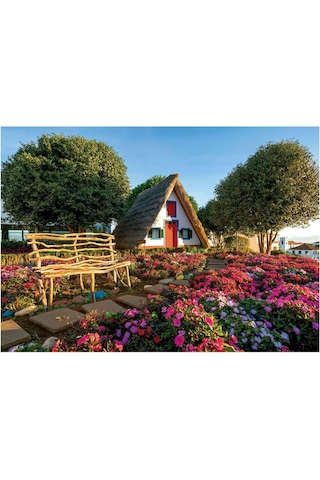 Educa 1500 Parça Portekiz Madeira Adası Puzzle - 19938 - Santana Madeira