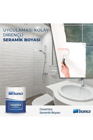 Fayans Boyası Kullanıma Hazır Ceramica 0.75lt 0,75 L