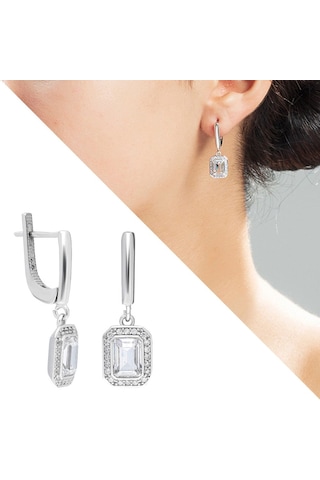 Gümüşhediyeal Starlight Diamond Pırlanta Montür Zarif Baget Taşlı 925 Ayar Gümü