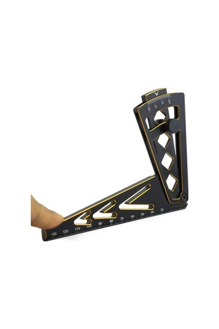 Ebitda 15 Jant Ayar Cetveli - 1/7, 1/8, 1/10 Rc Araçlar İçin Alüminyum Ölçüm Aleti