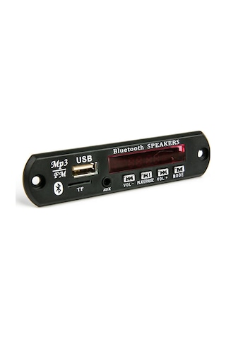 Mp3 Çözücü Modülü Sd Kart Girişi, Usb 2.0, Fm Radyo, Uzaktan Kumanda B Kalite