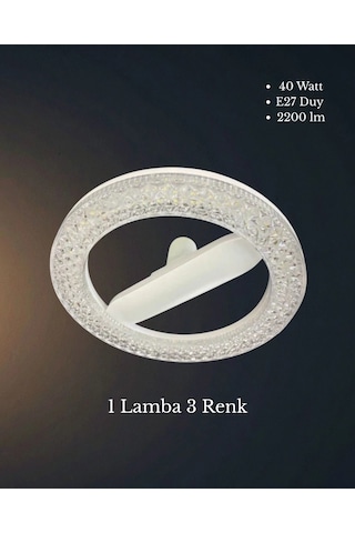 Osaka Kristal Simit Led Ampul 40 Watt E27 Duy - 3 Renk