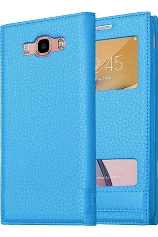 Samsung Galaxy J5 2016 Uyumlu Pencereli Kapaklı Magnum Kılıf