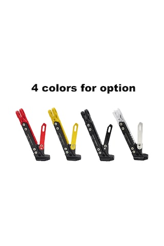 Ranyeek Motor Bisikleti Ayarlanabilir Fren Çıkartması Elektrikli Moto Park Standı Siyah Alüminyum