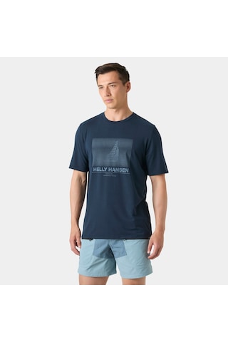 Helly Hansen Hp Race Graphic Erkek T-shirt-32459 Lacivert
