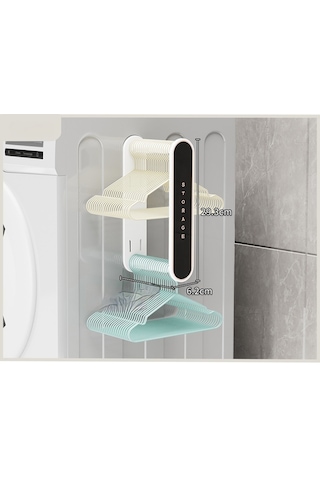 Yystore BSD1712 Duvara Monte Askı Depolama Organizatörü Beyaz