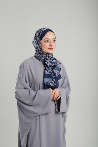 Giverny Taş Desenli Şal Kesik Elyaf Pamuksu Leopar Dijital Baskılı 202125 46 Taş