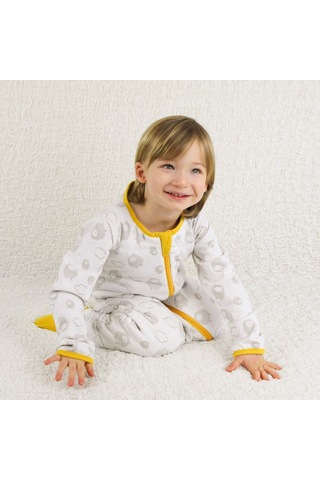 Owli Unisex Uyku Tulumu, Sheep Beyaz - Sarı