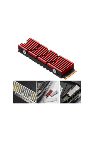 Suntek Ssd Isı Emici Kapağı Yüksek Performanslı Kırmızı
