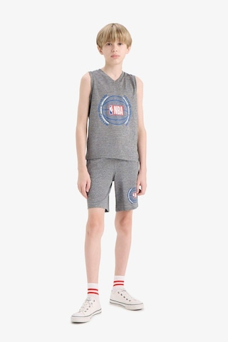 Defacto Erkek Çocuk Nba Wordmark Beli Lastikli Şort E4854a825smgr210 Gri