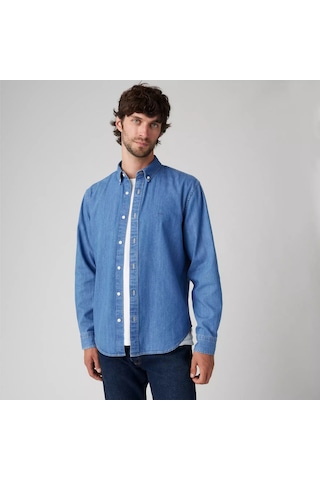 Levi's Erkek Authentic Button-down Mavi Gömlek - A7210-0025 Mavi