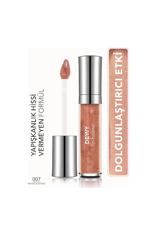 Dewy Lip Booster Dolgunlaştırıcı Etkili Yarı Transparan Dudak Parlatıcısı 8682536093941 007 Bronze Elegance
