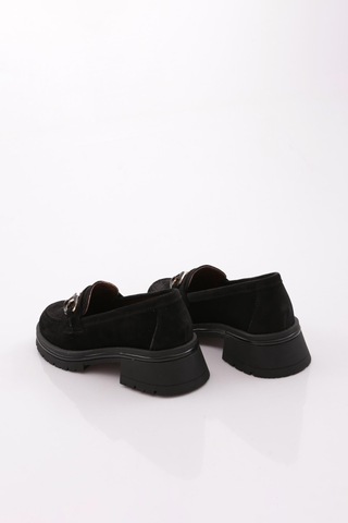 Dgn 5587 Kadın Loafer Ayakkabı Siyah