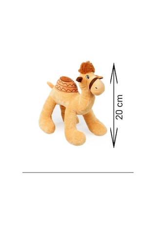 Oyuncak Peluş Deve 20 Cm Çok Renkli
