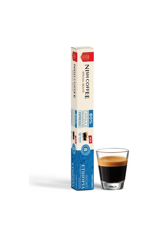 Nish Coffee Single Orijin Kapsül Kahve Ethiopia Nespresso Uyumlu -10 Adet Kapsül Kahve