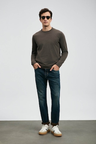 Lufian Chrıs Slim Fit Mavi Erkek Jean Pantolon 112200227 Mavi