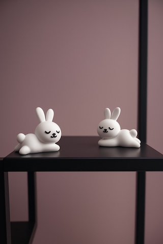 Uykucu Küçük Tavşan - Bunny Nap Time Tavşan Süs Dekor Obje 1 Adet