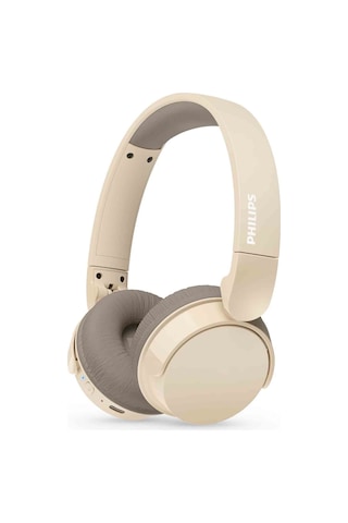 4 Adet Philips Tah3209bg Kablosuz Kulak Üstü Kulaklık Dinamik Bas, Bluetooth, Çok Noktalı Bağlantı 25 Saat Bej