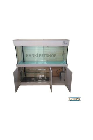 Kanki Pet 150 CM Mobilyalı Sumplı Lüks Akvaryum Kumandalı Led