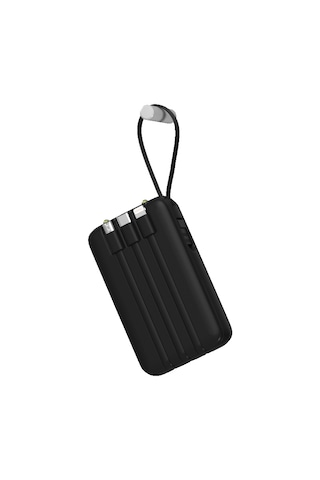 Enerx ENR-P10DC 10.000 Mah 2.1A Dahili Kablolu Led Aydınlatmalı Powerbank