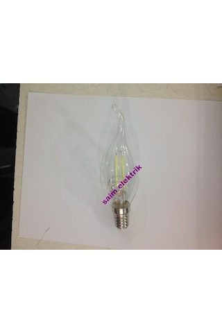 5 Adet Rustik Led Kıvrık Buji Beyaz 6500 Kelvin 3w 270 Lümen