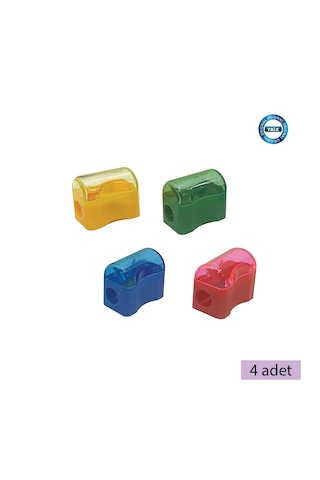 Trix Kapaklı Kalemtıraş 4 Adet