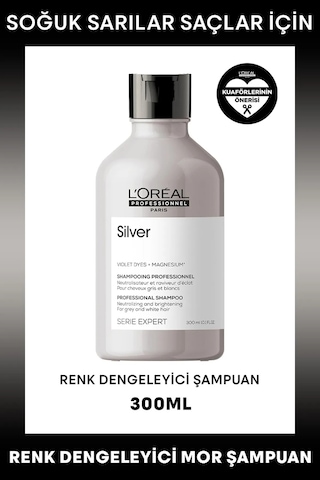 L'Oréal Professionnel Serie Expert Silver Renk Dengeleyici Mavi Şampuan 300 ML