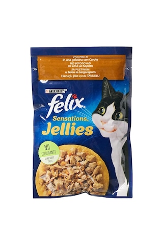 Sensation Tavuk & Havuçlu Kedi Yaş Mama 26 X 85 Gr