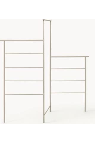 Dora Katlanır Metal Banyo Havlu Ve Bornoz Askılığı Bej