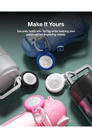 Belkin Airtag Için Anahtarlıklı Kılıf - Pembe