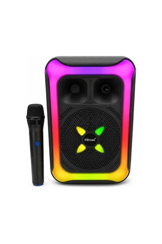Torres Kts-2452 250w Karaoke Hoparlör Mikrofonlu Led Işıklı Bluetooth Taşınabilir Hoparlör - 7694813469371