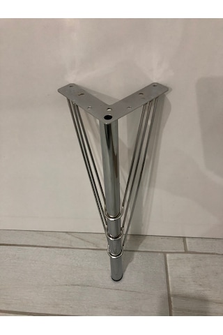 Metal,venüs 40 10 10 Cm Krom ,sehpa,puf ,sandalye Ayağı 4 Adet
